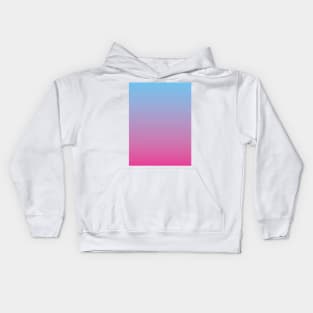 Blue Lavender Pink Ombre Fade Sunset Gradient Kids Hoodie